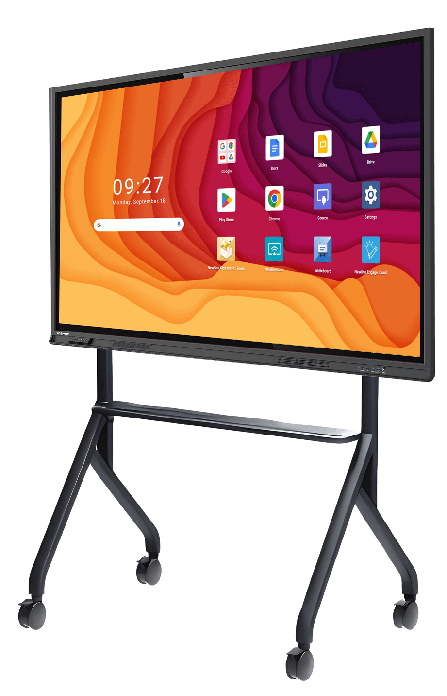 75 inch Newline Q Pro touch screen TV with 4K resolution