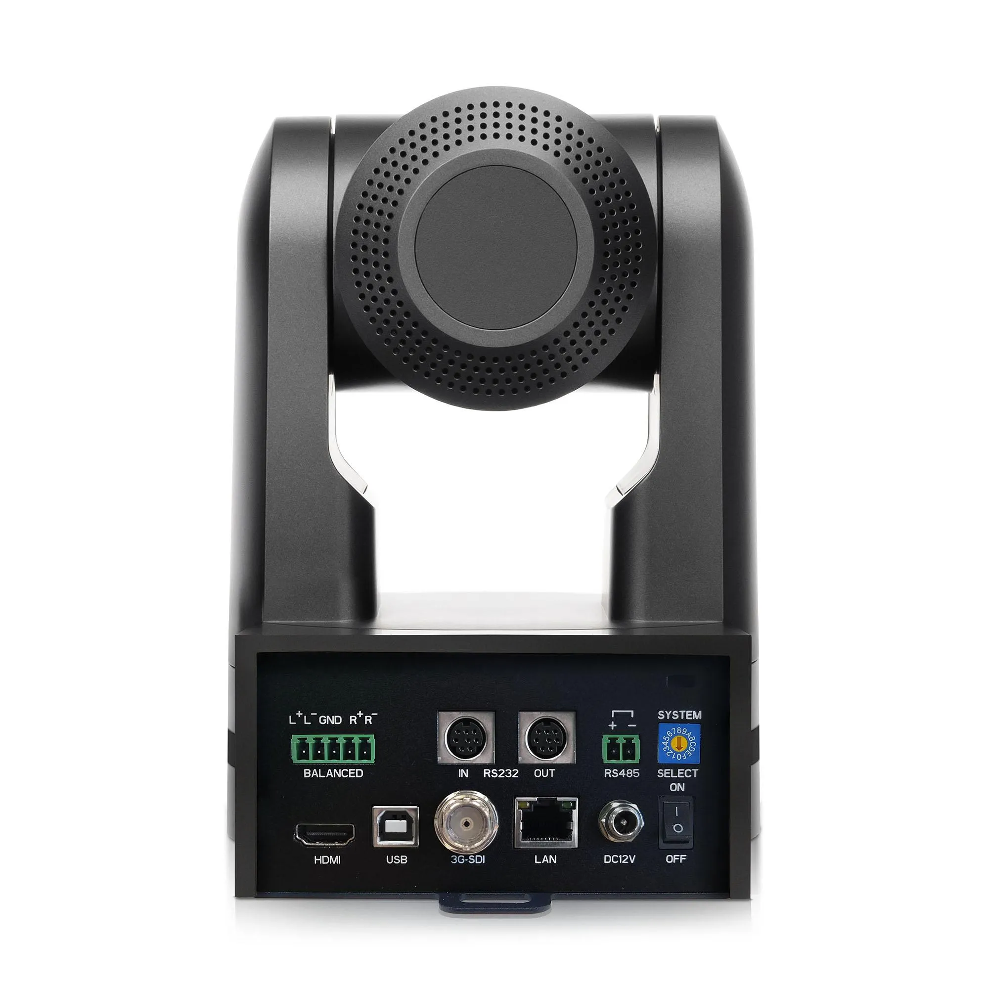 CM93-IP-Camera-Rear-Black Avonic CM93 PTZ Camera 4K60